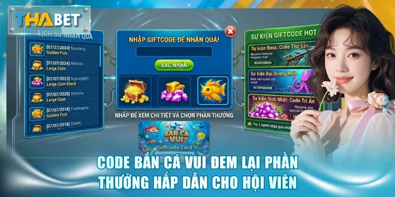 Code Bắn Cá Vui Thabet - Hành Trình Săn Thưởng Miễn Phí
